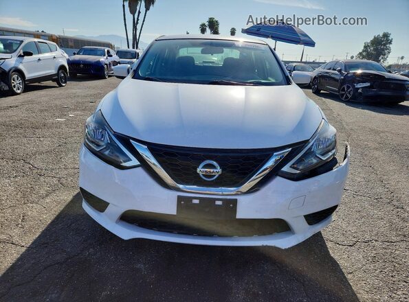 3N1AB7AP3KY254929 2019 NISSAN SENTRA White წინა ხედი