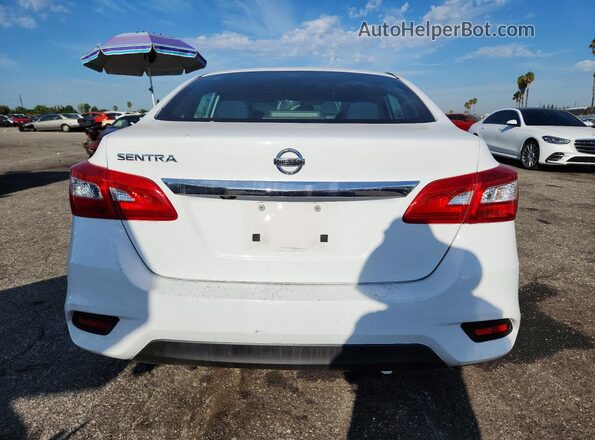 3N1AB7AP3KY254929 2019 NISSAN SENTRA White უკანა ხედი