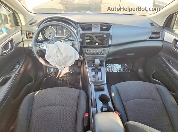 3N1AB7AP3KY254929 2019 NISSAN SENTRA White წინა პანელის ხედი