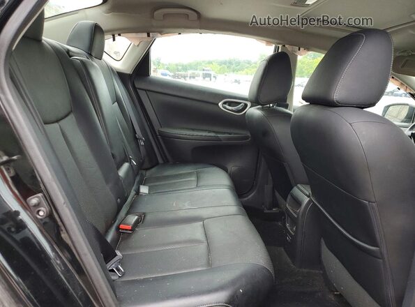 3N1AB7AP3KY257488 2019 NISSAN SENTRA Black Հետևի նստատեղերի տեսք