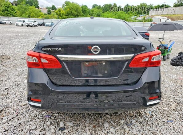 3N1AB7AP3KY257488 2019 NISSAN SENTRA Black Հետևի տեսք