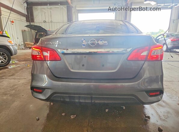 3N1AB7AP3KY274775 2019 NISSAN SENTRA Gray Rear view