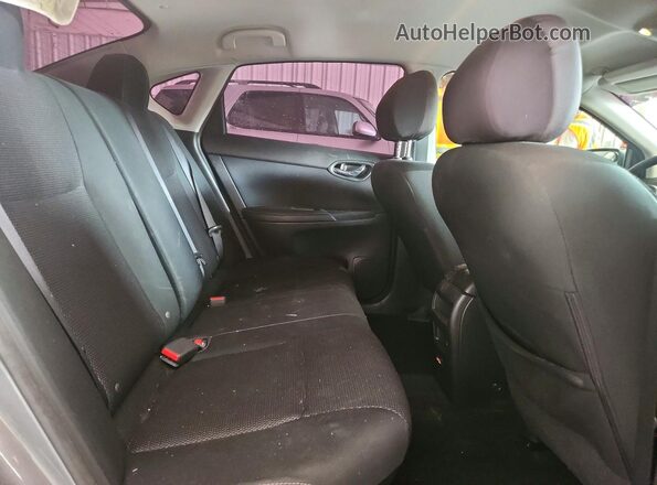 3N1AB7AP3KY274775 2019 NISSAN SENTRA Gray Rear seats view