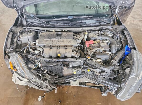 3N1AB7AP3KY274775 2019 NISSAN SENTRA Gray Rear interior view