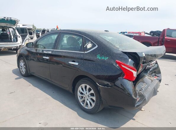 3N1AB7AP3KY276381 2019 NISSAN SENTRA Black Հետևի ձախ