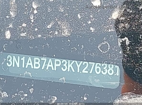 3N1AB7AP3KY276381 2019 NISSAN SENTRA Black 