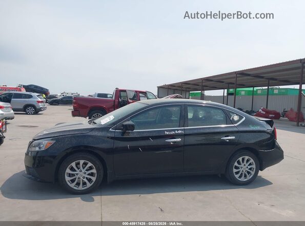 3N1AB7AP3KY276381 2019 NISSAN SENTRA Black Սալոնի 360 աստիճան տեսք