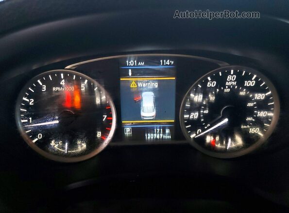3N1AB7AP3KY281287 2019 NISSAN SENTRA Серый Вид щитка приборов