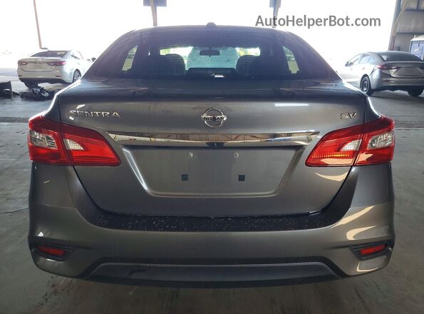 3N1AB7AP3KY281287 2019 NISSAN SENTRA Серый Вид сзади