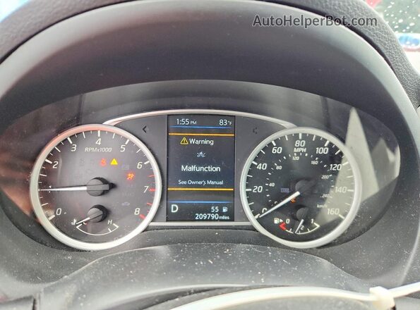 3N1AB7AP3KY297652 2019 NISSAN SENTRA Black Widok zestawu wskaźników