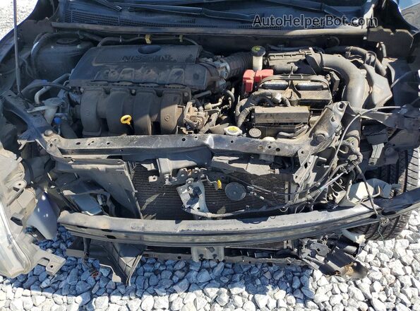 3N1AB7AP3KY297652 2019 NISSAN SENTRA Black Widok wnętrza z tyłu