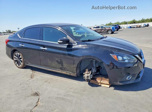 3N1AB7AP3KY309489 2019 NISSAN SENTRA Угольный Передняя правая четверть
