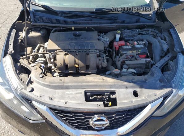 3N1AB7AP3KY309489 2019 NISSAN SENTRA Угольный Вид задней части салона