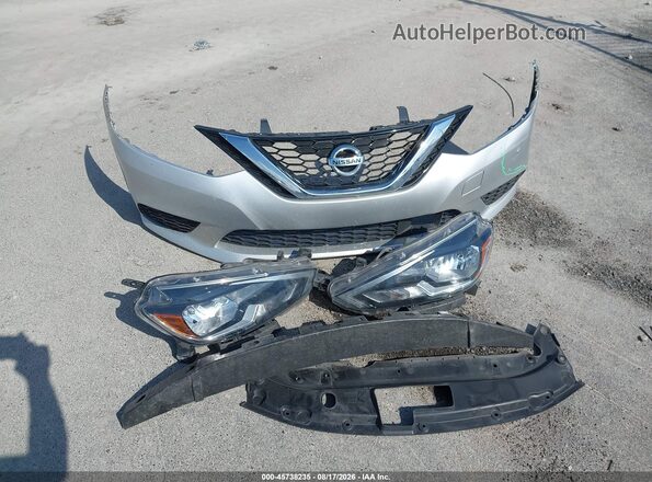 3N1AB7AP3KY325675 2019 NISSAN SENTRA Silver Вид щитка приладів