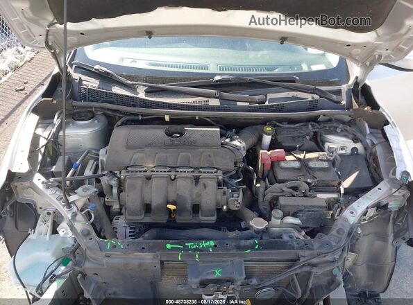 3N1AB7AP3KY325675 2019 NISSAN SENTRA Silver Вид ззаду