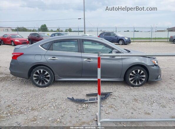 3N1AB7AP3KY343450 2019 NISSAN SENTRA Gray Панорамний вид салону 360°