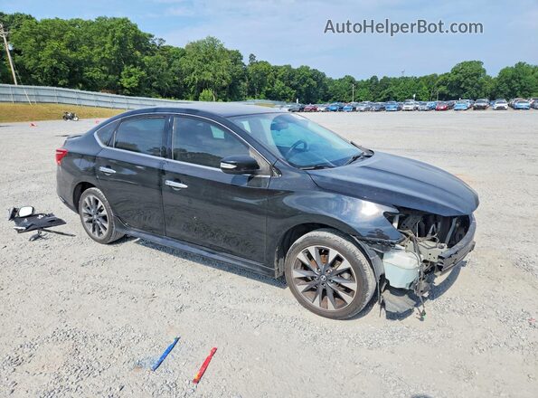 3N1AB7AP3KY345120 2019 NISSAN SENTRA Black Front right