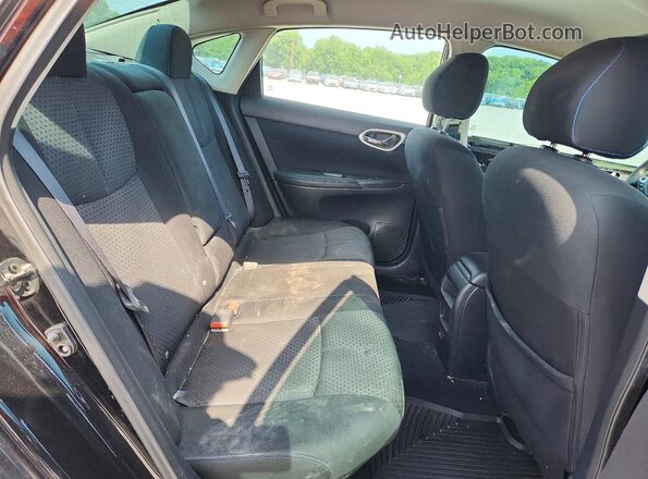3N1AB7AP3KY345120 2019 NISSAN SENTRA Black Rear seats view
