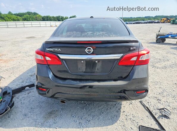 3N1AB7AP3KY345120 2019 NISSAN SENTRA Black Rear view