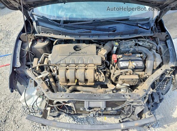 3N1AB7AP3KY345120 2019 NISSAN SENTRA Black Rear interior view