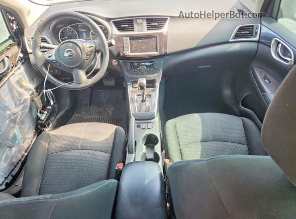 3N1AB7AP3KY345120 2019 NISSAN SENTRA Black Dashboard view