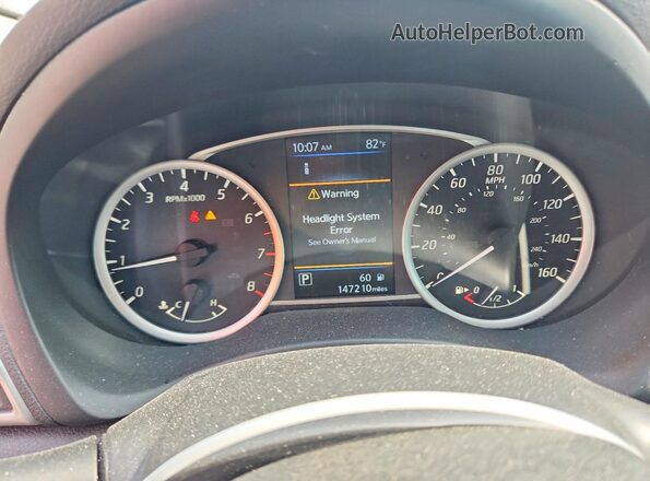 3N1AB7AP3KY345120 2019 NISSAN SENTRA Black Instrument cluster view