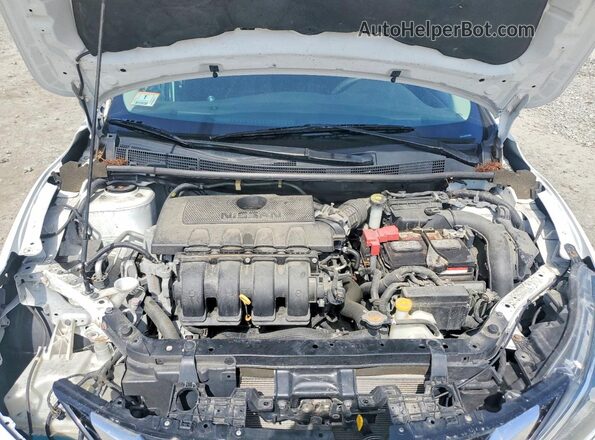 3N1AB7AP3KY359860 2019 NISSAN SENTRA White Rear interior view