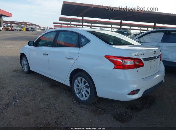 3N1AB7AP3KY378361 2019 NISSAN SENTRA White Trasero izquierdo