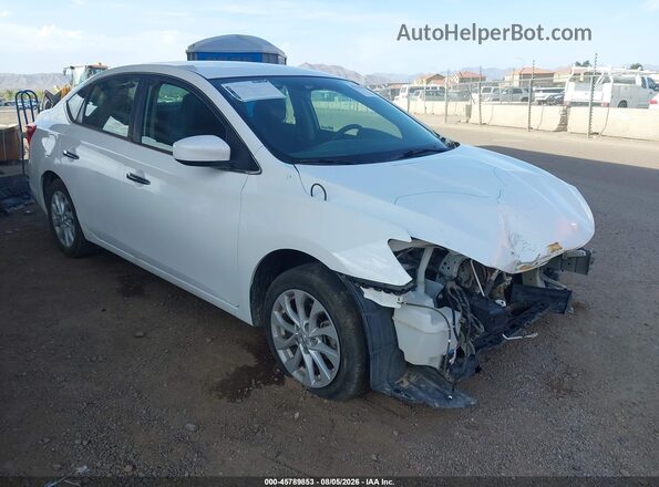 3N1AB7AP3KY378361 2019 NISSAN SENTRA White Vista frontal
