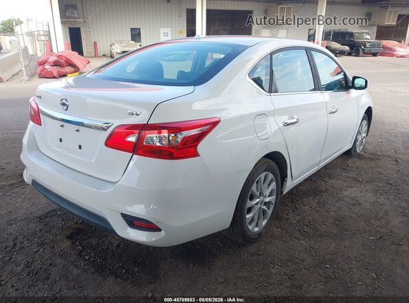3N1AB7AP3KY378361 2019 NISSAN SENTRA White Trasero derecho