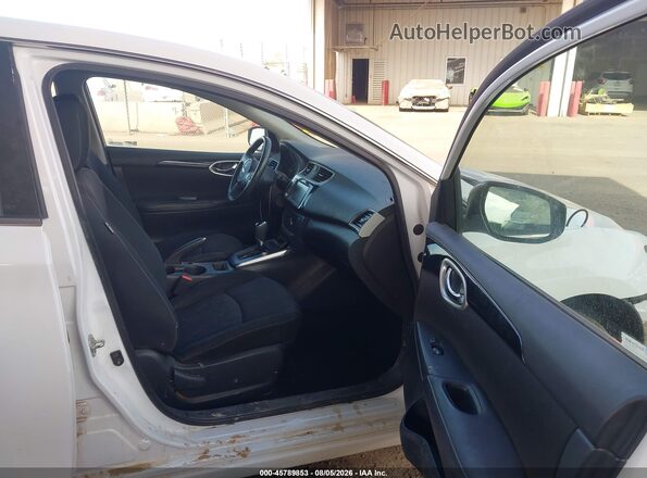 3N1AB7AP3KY378361 2019 NISSAN SENTRA White Vista interior delantera