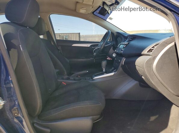 3N1AB7AP3KY390719 2019 NISSAN SENTRA Blue Vista interior delantera