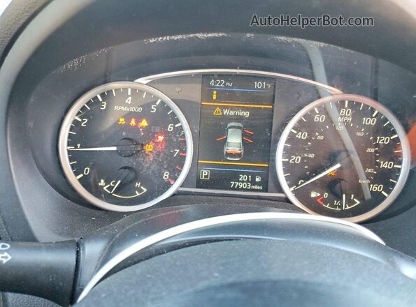 3N1AB7AP3KY390719 2019 NISSAN SENTRA Blue Vista del cuadro de instrumentos