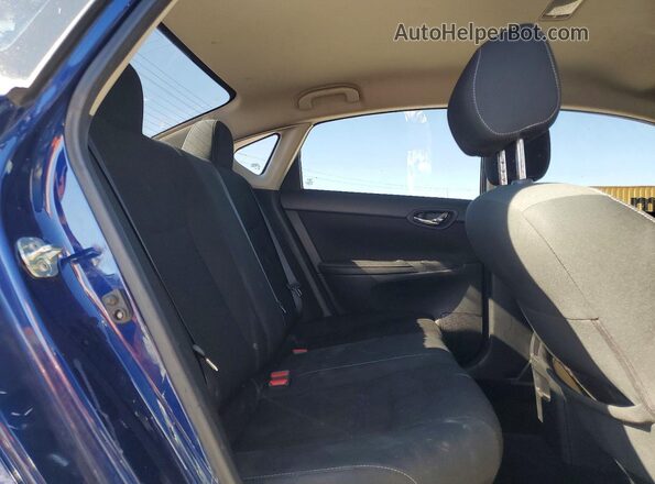 3N1AB7AP3KY390719 2019 NISSAN SENTRA Blue Vista de los asientos traseros