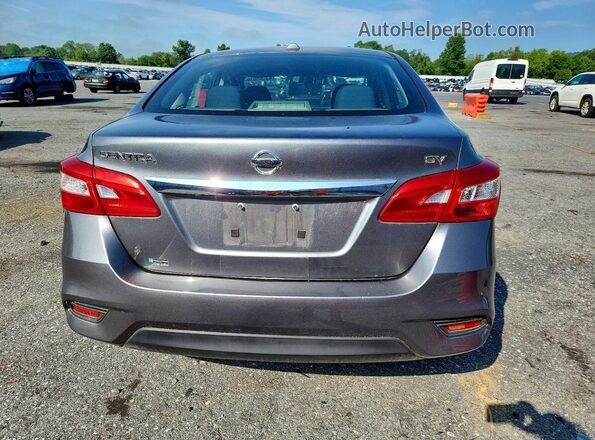3N1AB7AP3KY434816 2019 NISSAN SENTRA Gray Հետևի տեսք