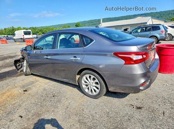 3N1AB7AP3KY434816 2019 NISSAN SENTRA Gray Հետևի ձախ