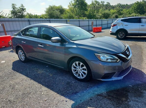 3N1AB7AP3KY434816 2019 NISSAN SENTRA Gray Առջևի աջ