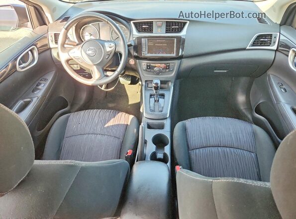 3N1AB7AP3KY434816 2019 NISSAN SENTRA Gray Առջևի վահանակի տեսք