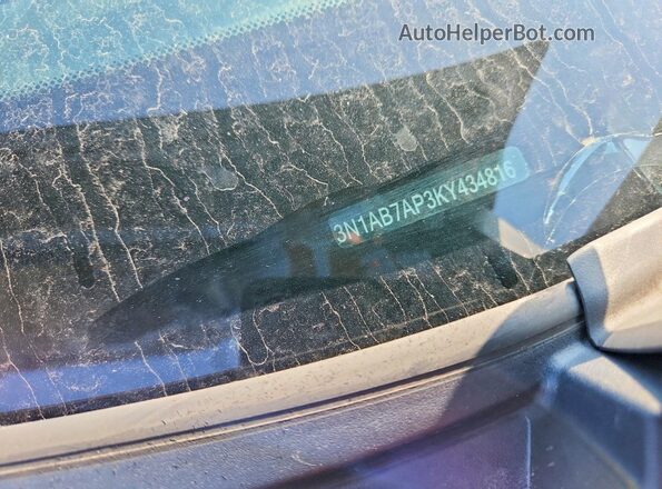 3N1AB7AP3KY434816 2019 NISSAN SENTRA Gray Շարժիչի բաժամունքի տեսք