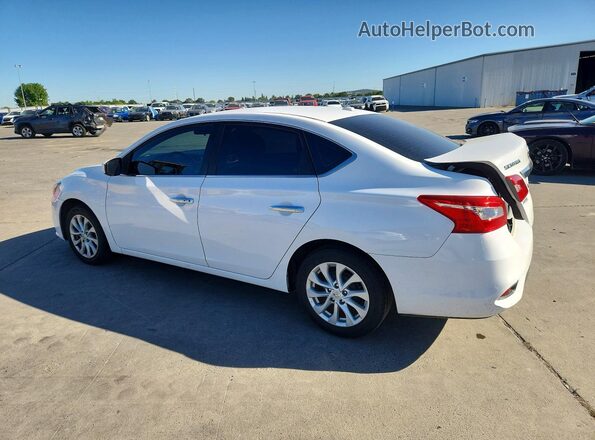 3N1AB7AP3KY438073 2019 NISSAN SENTRA White Trasero izquierdo