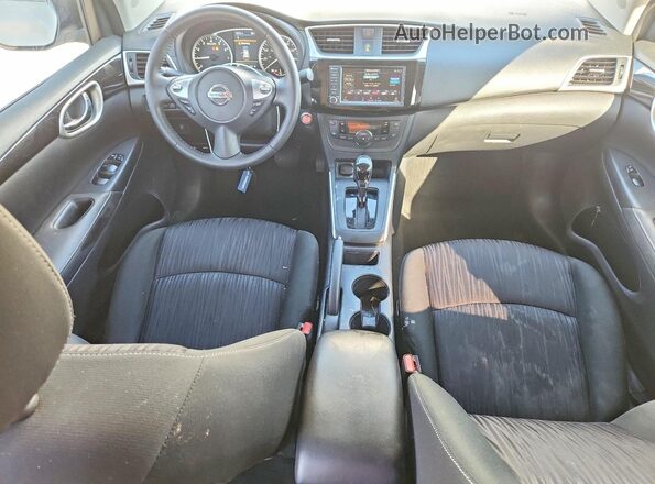 3N1AB7AP3KY438073 2019 NISSAN SENTRA White Vista del salpicadero