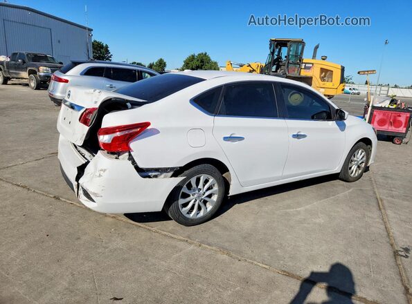 3N1AB7AP3KY438073 2019 NISSAN SENTRA White Trasero derecho