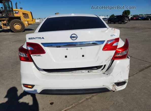 3N1AB7AP3KY438073 2019 NISSAN SENTRA White Vista trasera
