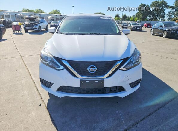 3N1AB7AP3KY438073 2019 NISSAN SENTRA White Vista frontal