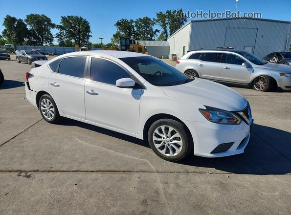 3N1AB7AP3KY438073 2019 NISSAN SENTRA White Առջևի աջ