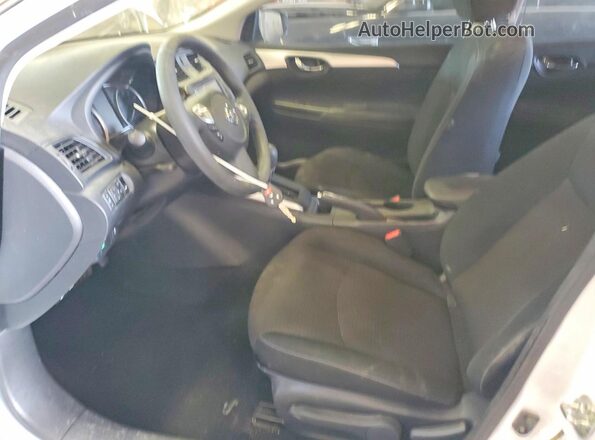 3N1AB7AP3KY443869 2019 NISSAN SENTRA White Front interior view