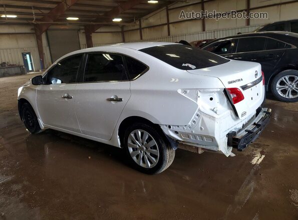 3N1AB7AP3KY443869 2019 NISSAN SENTRA White Rear left