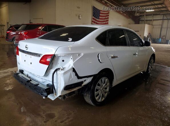 3N1AB7AP3KY443869 2019 NISSAN SENTRA White Rear right