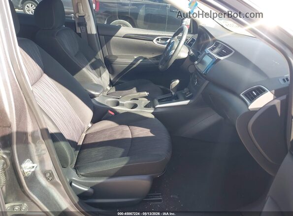 3N1AB7AP3KY443953 2019 NISSAN SENTRA Серый Вид салона спереди