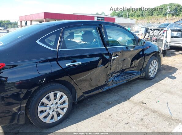 3N1AB7AP3KY450580 2019 NISSAN SENTRA Black Widok z przodu